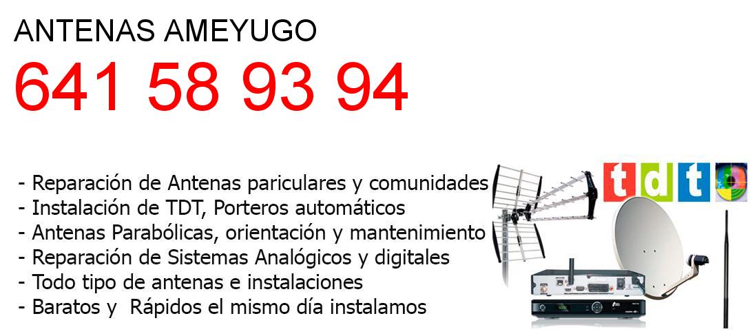 Empresa de Antenas ameyugo y todo Burgos