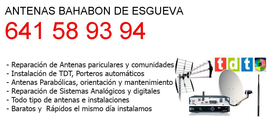 Empresa de Antenas bahabon-de-esgueva y todo Burgos