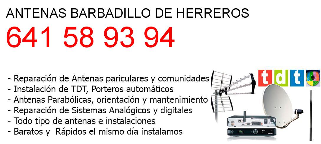 Empresa de Antenas barbadillo-de-herreros y todo Burgos