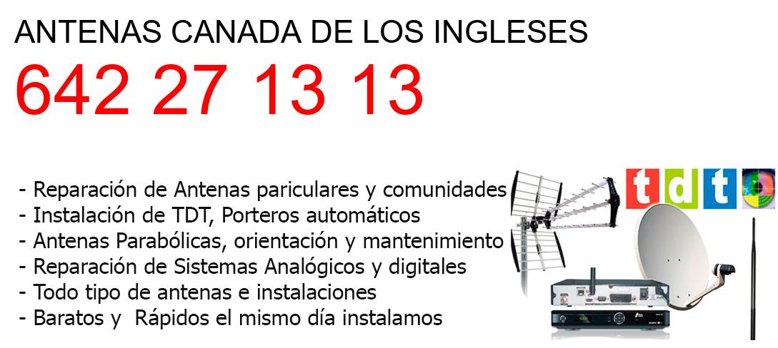 Empresa de Antenas canada-de-los-ingleses y todo Malaga