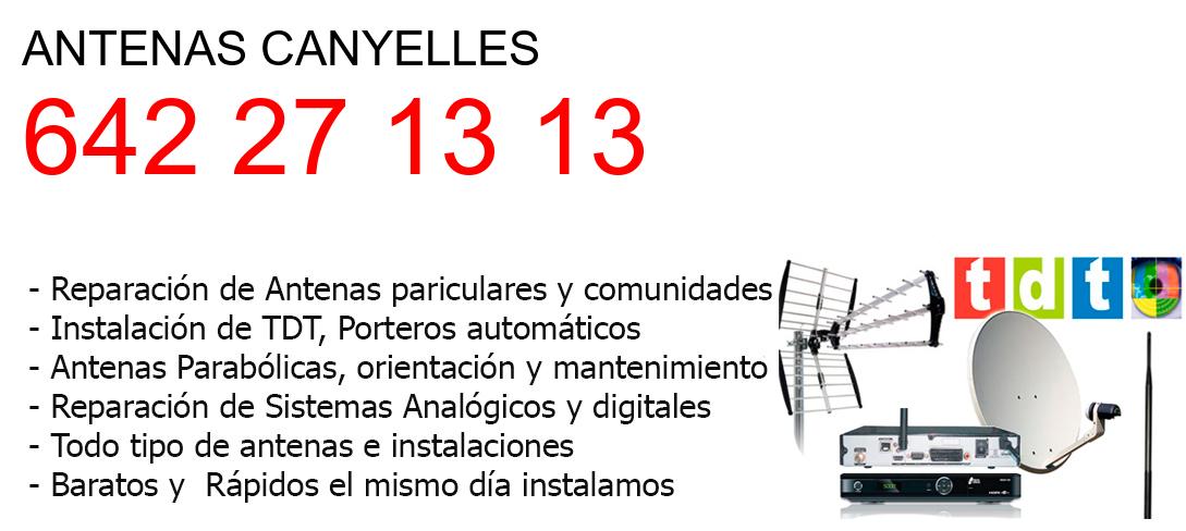 Empresa de Antenas canyelles y todo Barcelona