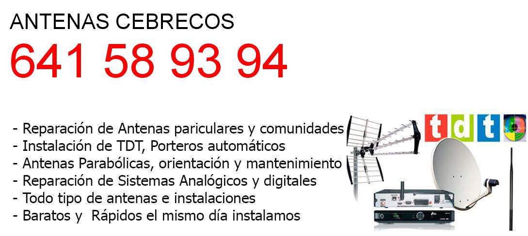Empresa de Antenas cebrecos y todo Burgos