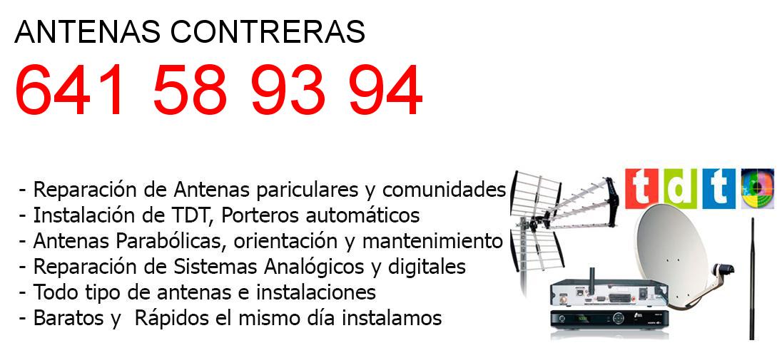 Empresa de Antenas contreras y todo Burgos