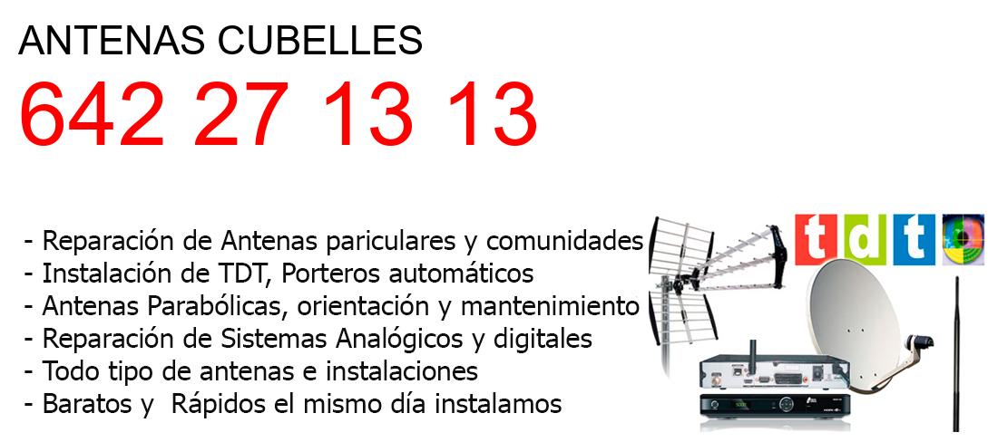 Empresa de Antenas cubelles y todo Barcelona