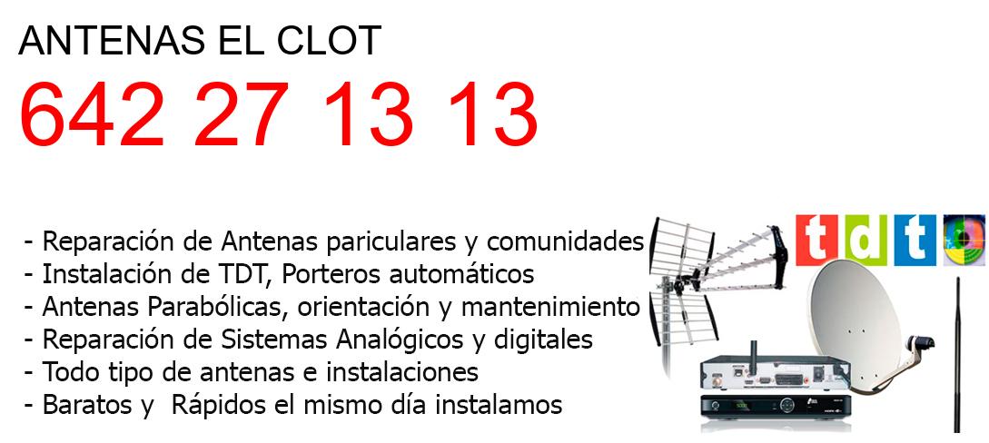 Empresa de Antenas el-clot y todo Barcelona