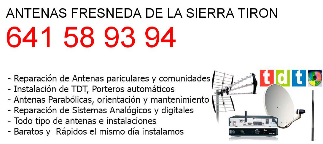 Empresa de Antenas fresneda-de-la-sierra-tiron y todo Burgos