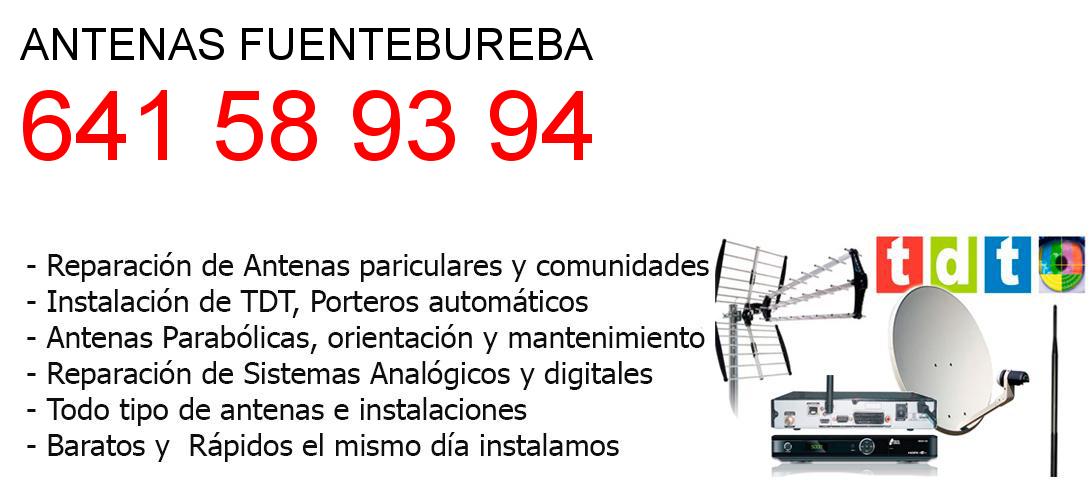 Empresa de Antenas fuentebureba y todo Burgos