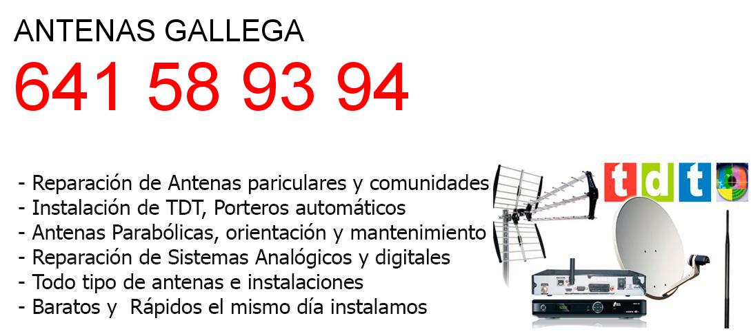 Empresa de Antenas gallega y todo Burgos