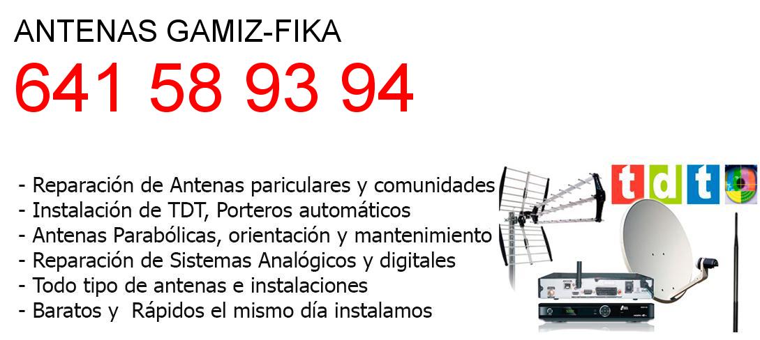 Empresa de Antenas gamiz-fika y todo Bizkaia