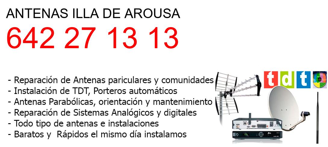 Empresa de Antenas illa-de-arousa y todo Pontevedra