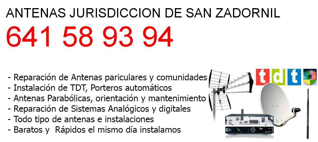Empresa de Antenas jurisdiccion-de-san-zadornil y todo Burgos
