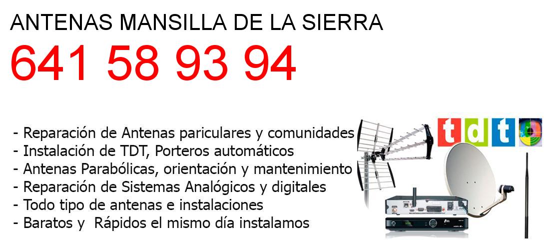 Empresa de Antenas mansilla-de-la-sierra y todo La Rioja