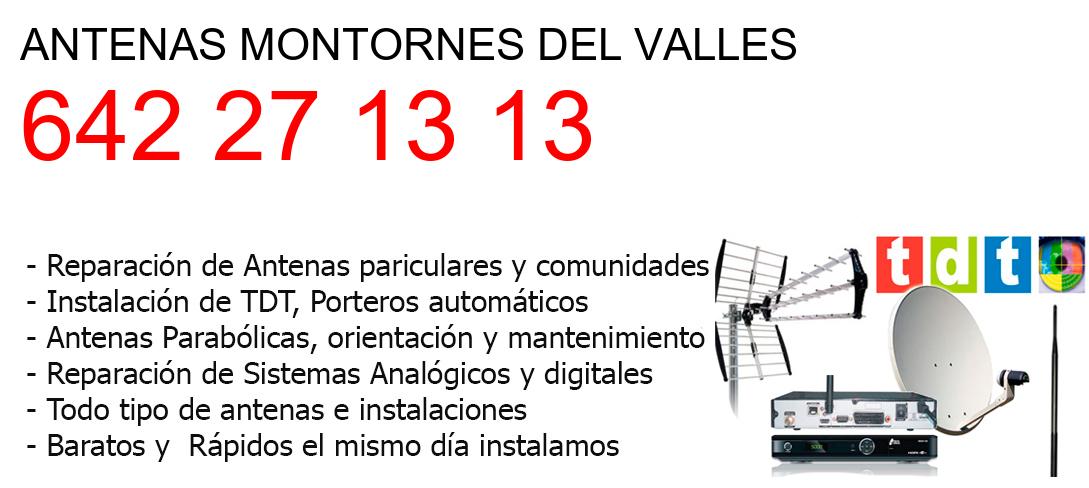 Empresa de Antenas montornes-del-valles y todo Barcelona