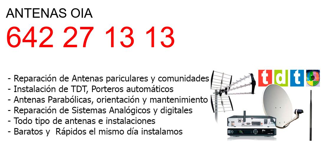 Empresa de Antenas oia y todo Pontevedra