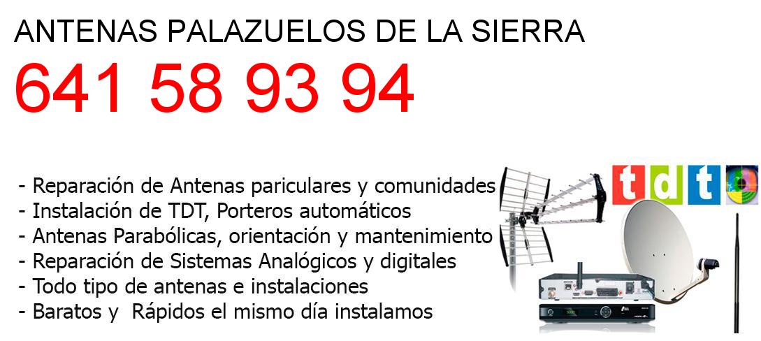 Empresa de Antenas palazuelos-de-la-sierra y todo Burgos