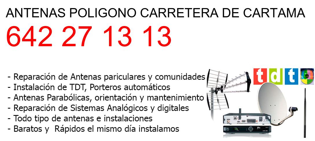 Empresa de Antenas poligono-carretera-de-cartama y todo Malaga
