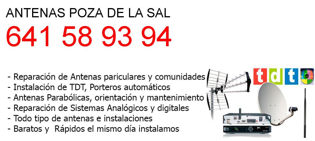Empresa de Antenas poza-de-la-sal y todo Burgos