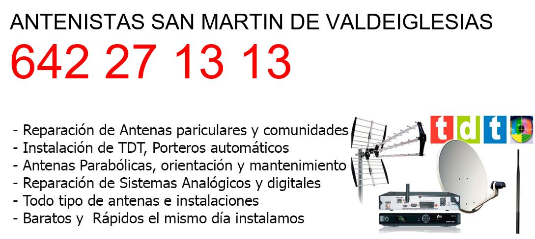 Antenistas san-martin-de-valdeiglesias y  Madrid