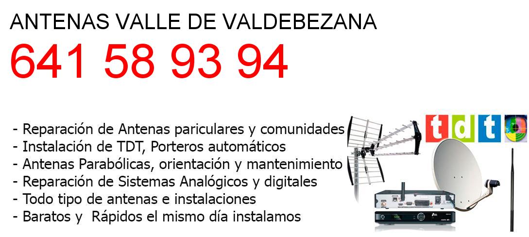 Empresa de Antenas valle-de-valdebezana y todo Burgos