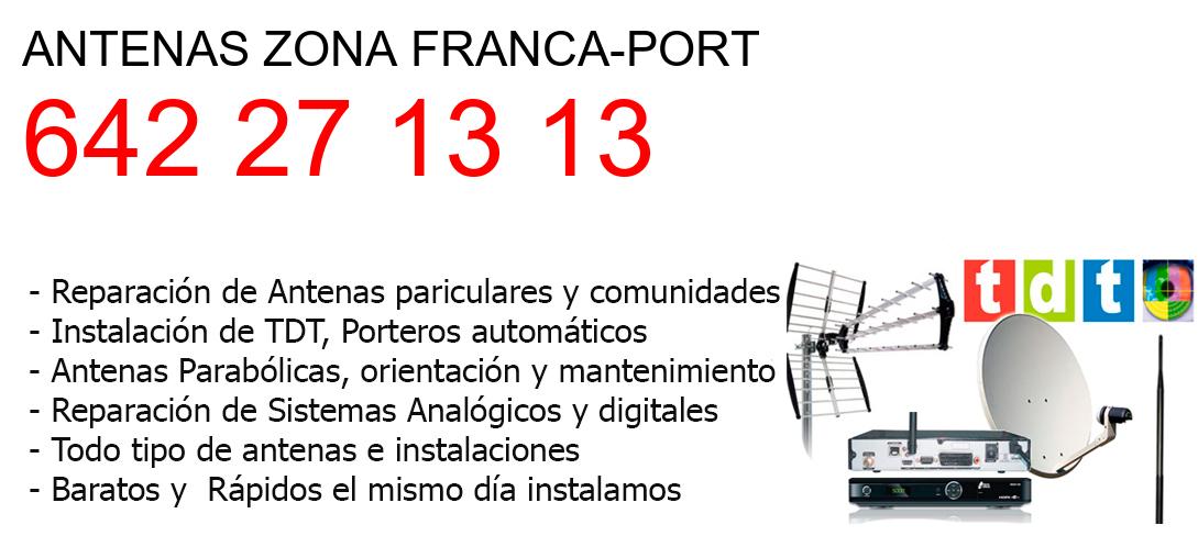 Empresa de Antenas zona-franca-port y todo Barcelona